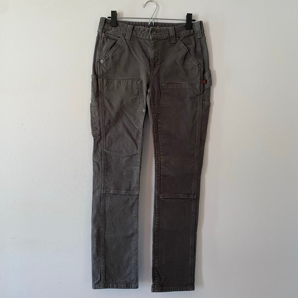 Dovetail Workwear Women's size 10 / 30 Gray The Maven Slim Cargo Pants